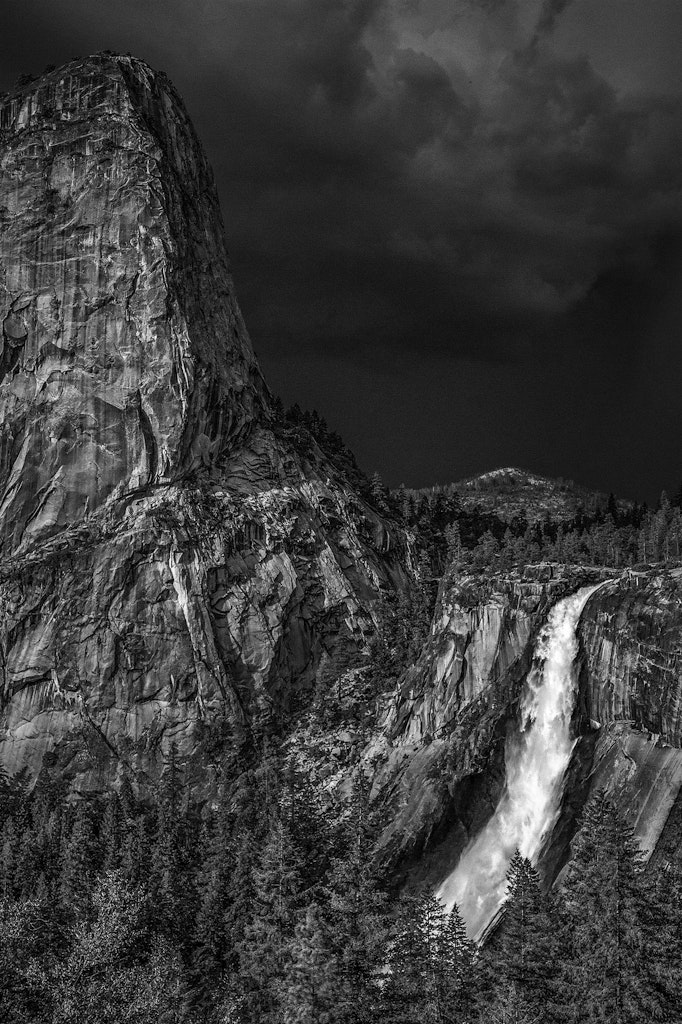 Nevada Fall, Storm Light