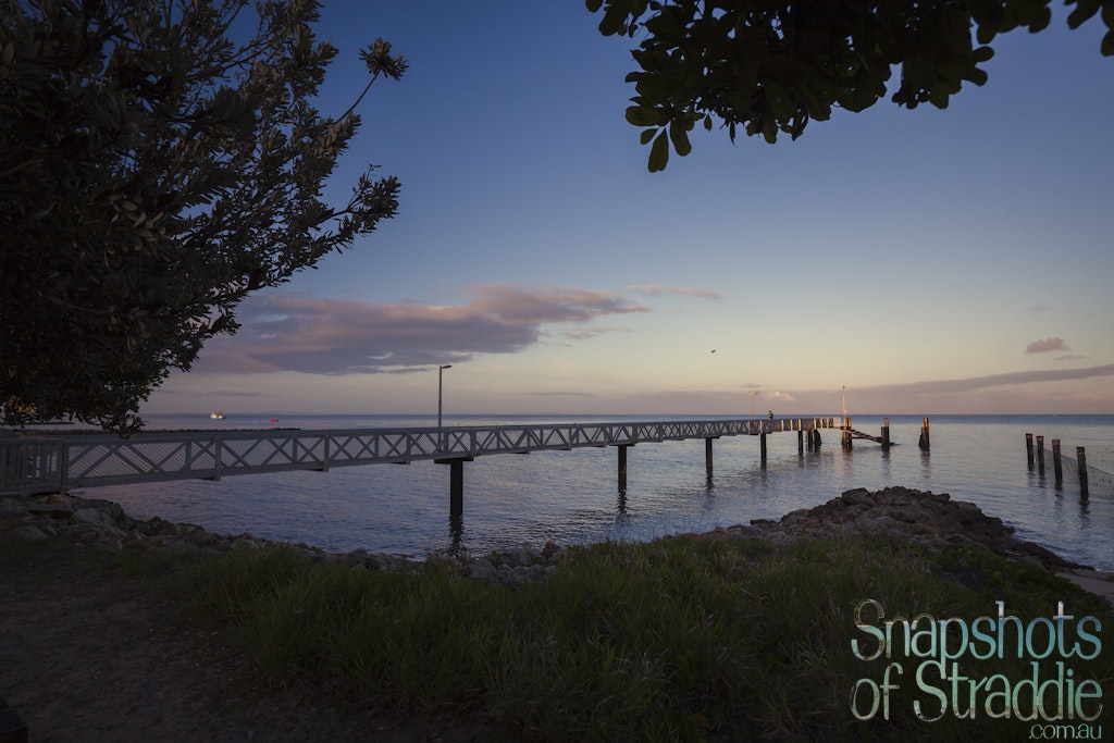Amity jetty early pastels - Snapshots of Straddie. Wall Art Landscape and Seascape Photography by Julie Sisco. Photos from North Stradbroke Island, Queensland,...